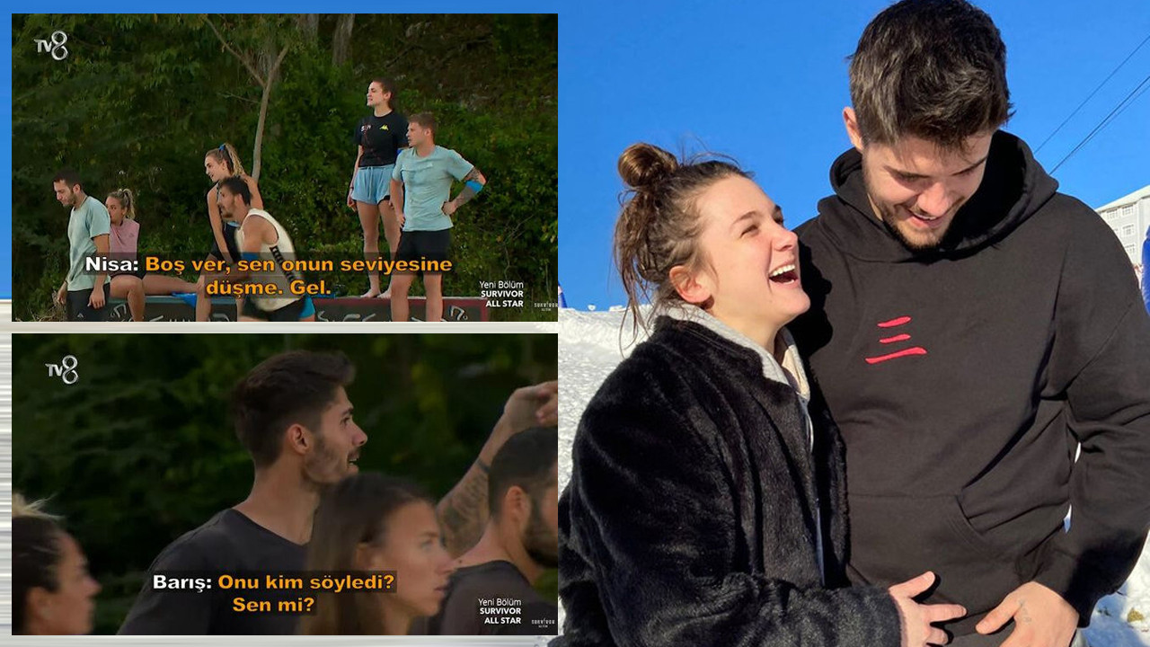 Survivor'da Nisa Bölükbaşı'ndan eski sevgilisi Barış Murat Yağcı'ya ağza alınmayacak sözler