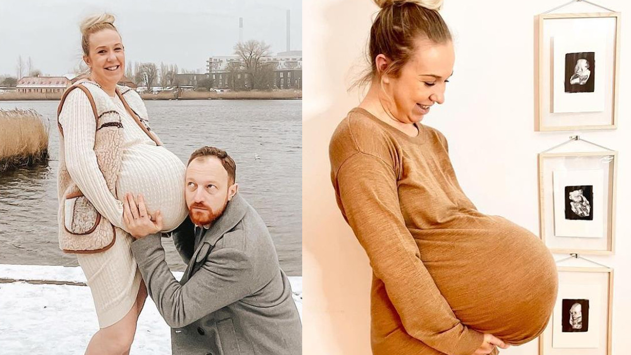 Hamile kadın paylaştığı fotoğraflarla sosyal medyayı salladı: Bu nasıl olur?