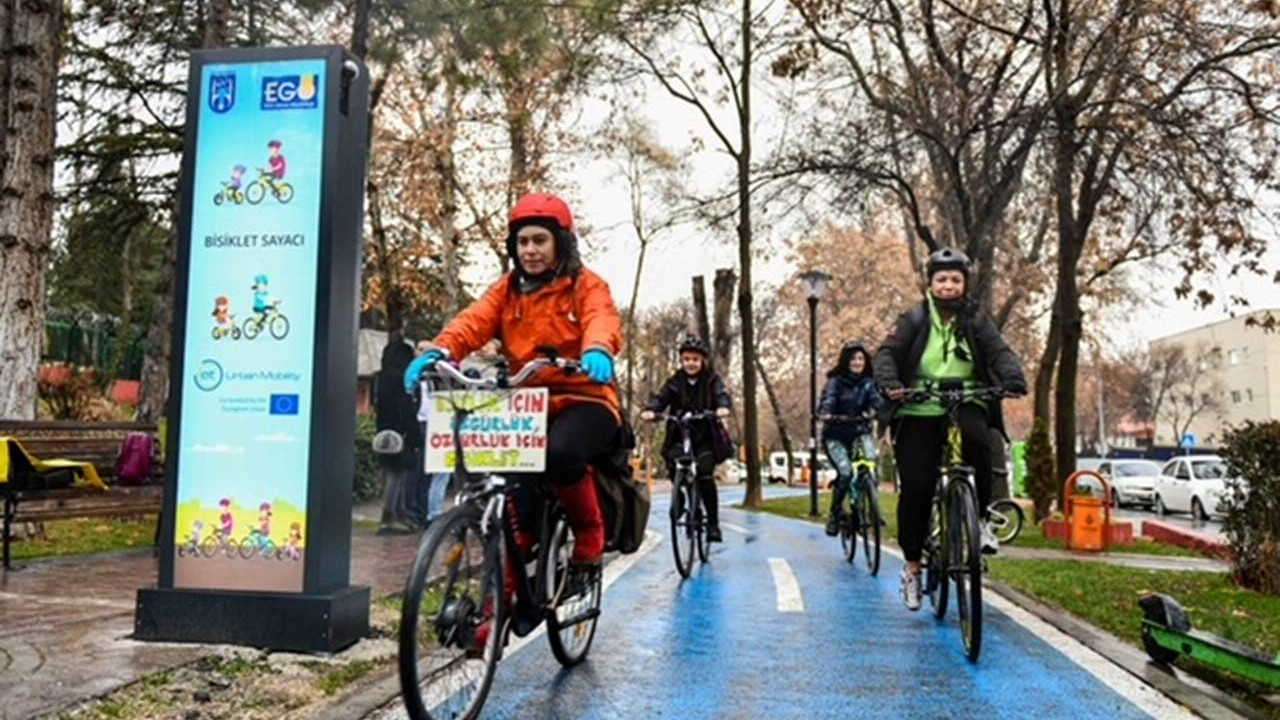 Yerli ve milli bisiklet sayaçları Ankara'da kullanılmaya başlandı