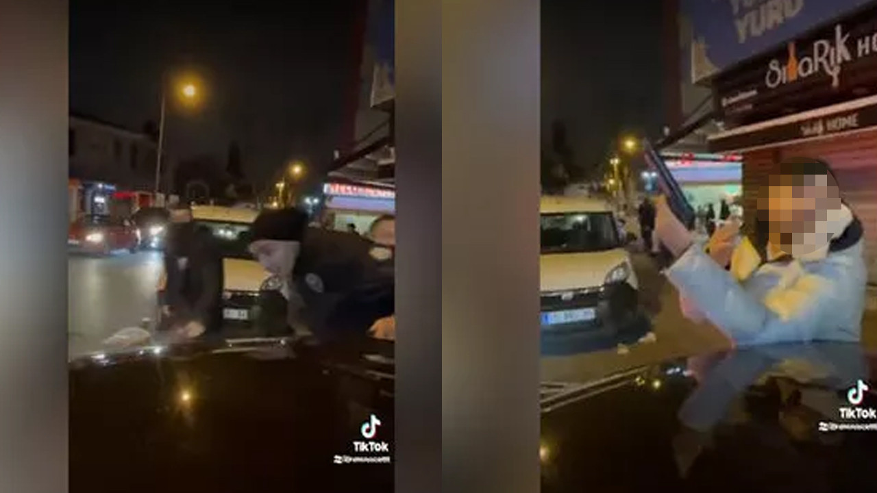 Sosyal medya bu videoyu konuşuyor: Magandalara bekçi müdahalesi