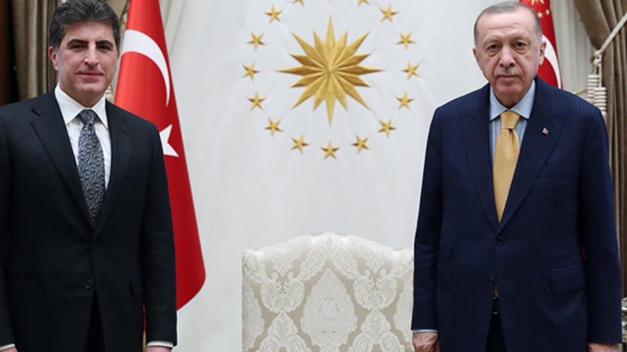 Cumhurbaşkanı Erdoğan, IKBY Başkanı Neçirvan Barzani'yi kabul etti