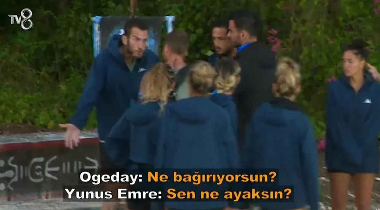 Survivor adası önce aşk adasına, şimdi de dövüş ringine döndü! Yine olay, yine kavga