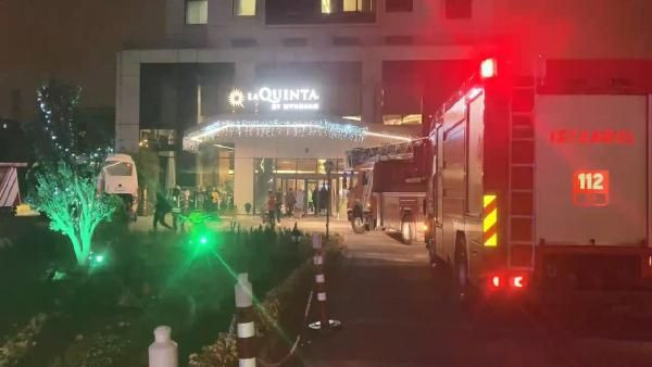 İstanbul'da 5 yıldızlı otelde yangın paniği
