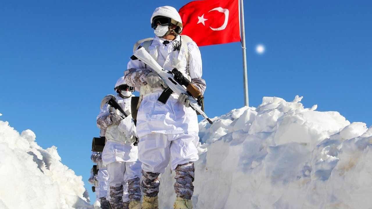 Dağların aslanları eksi 20 derecede vatan nöbetinde