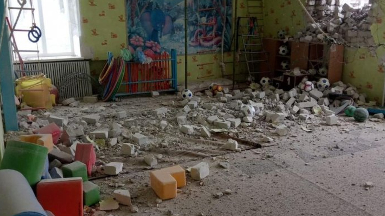 Ukrayna'nın doğusunda bombardıman sesleri: Bir anaokulu vuruldu