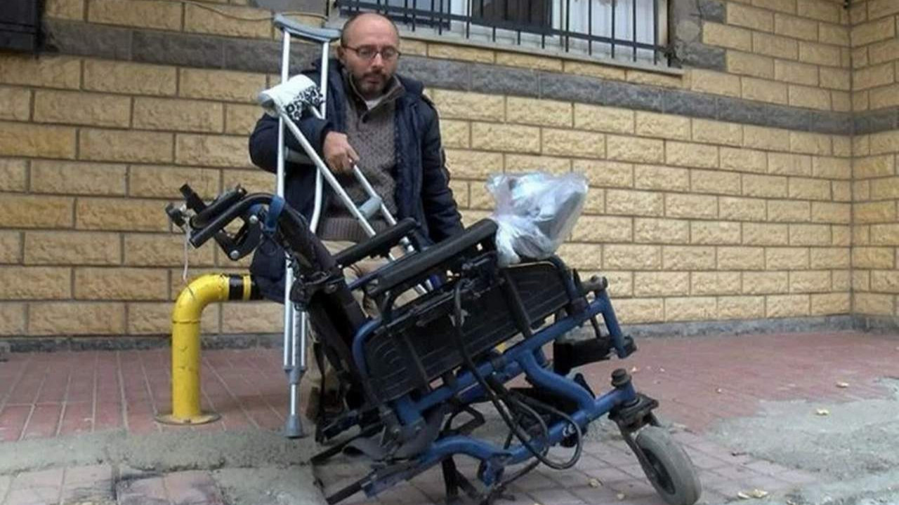 İstanbul'da engelli vatandaşın ''ayaklarını'' çaldılar