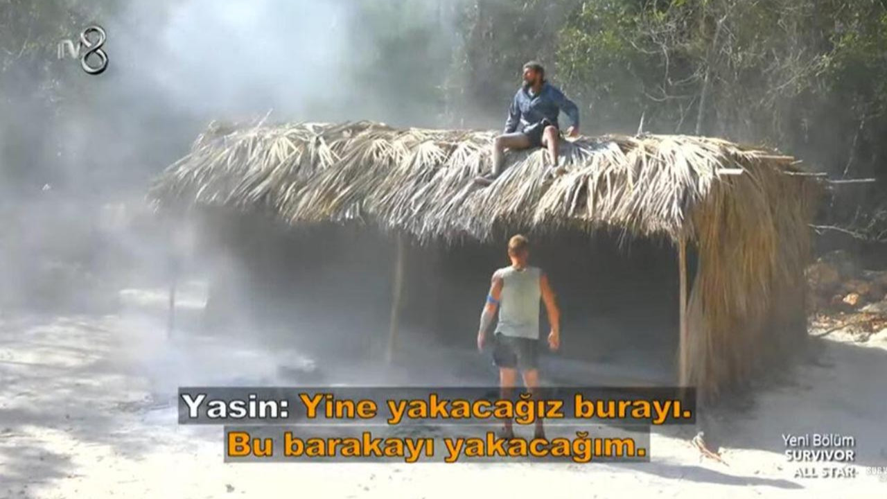 Survivor adası tımarhane adası yolunda koşuyor! Yasin barakayı yakmaya kalkıştı