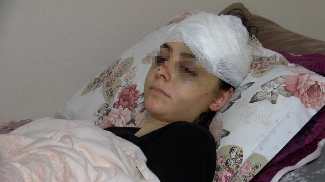 İstanbul'da cani kocadan eşine öldüresiye ''tayt'' dayağı