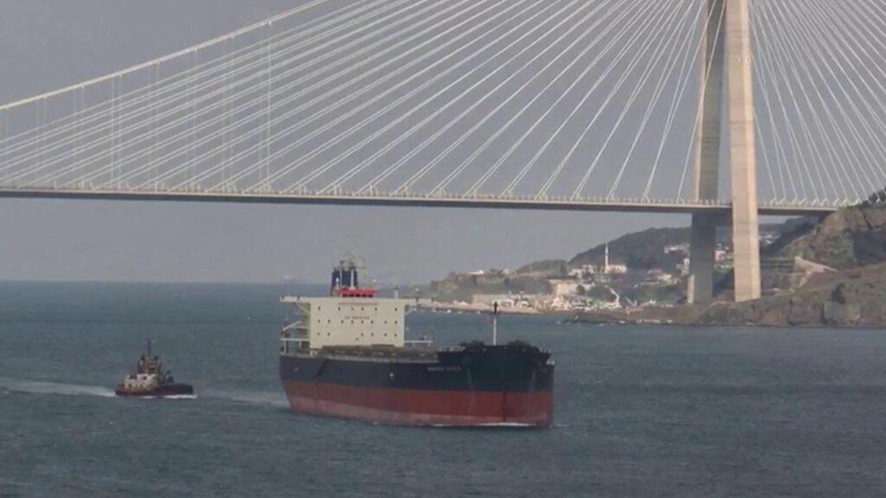 Rusya'nın vurduğu gemiler, İstanbul Boğazı'nda