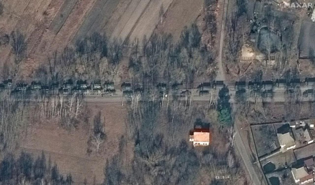 Rusya'nın 5 km'lik ''ölüm konvoyu'' böyle görüntülendi - Resim: 2