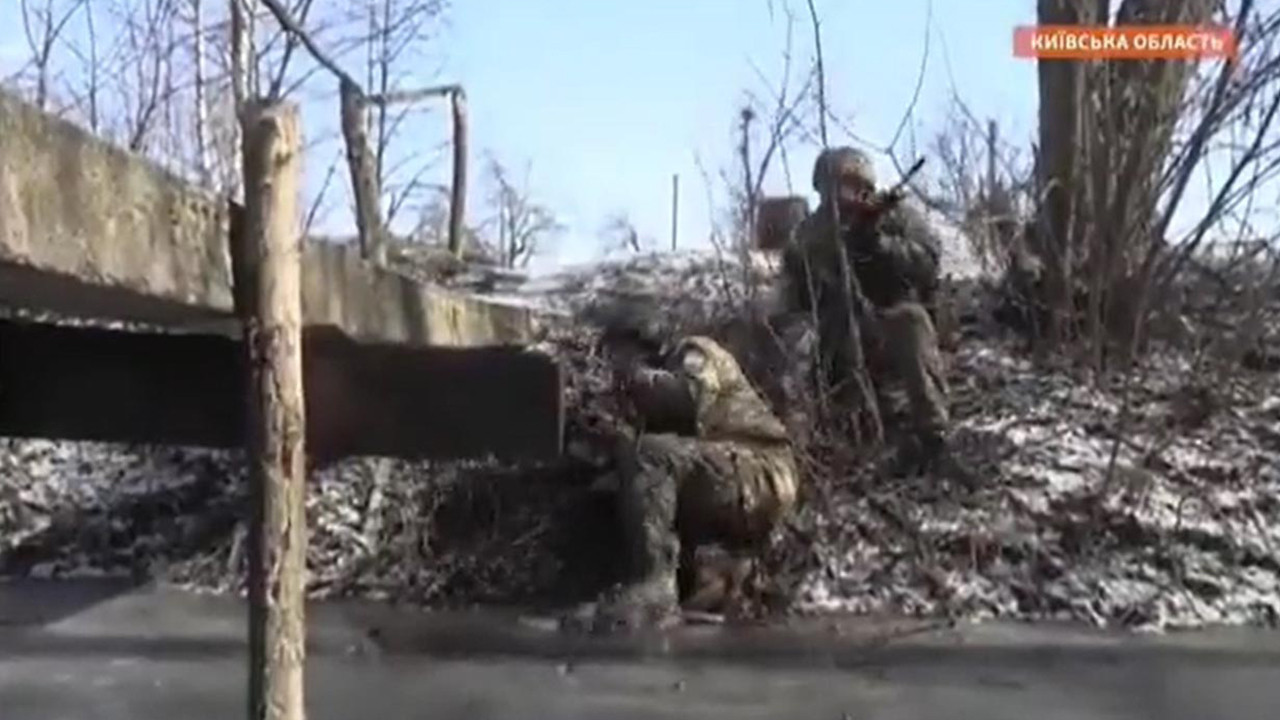 Ukrayna'da cephe hattından sıcak görüntüler