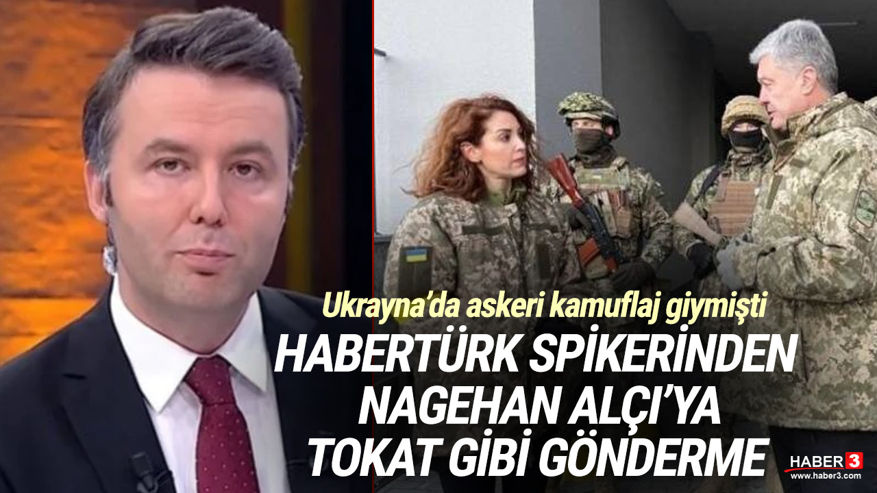 Habertürk spikeri Mehmet Akif Ersoy'dan Nagehan Alçı'ya bomba gönderme