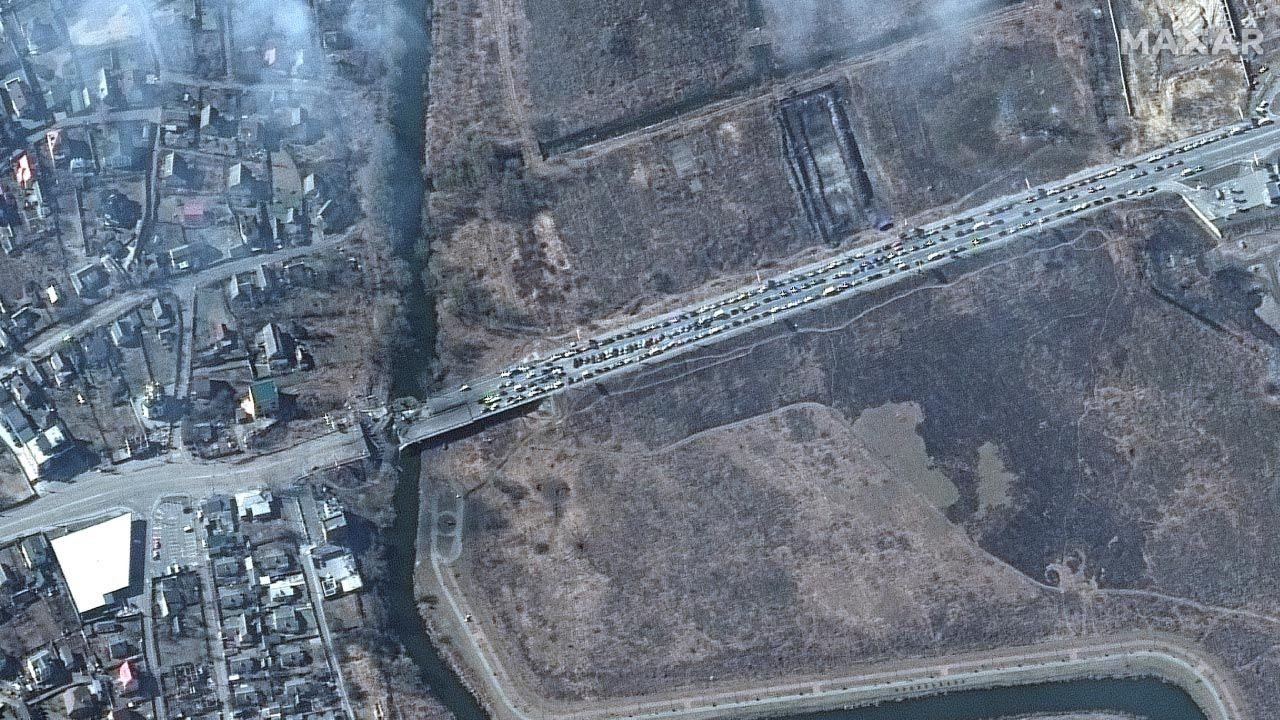 Rusya'nın yıkımı uydudan böyle görüntülendi - Resim: 2