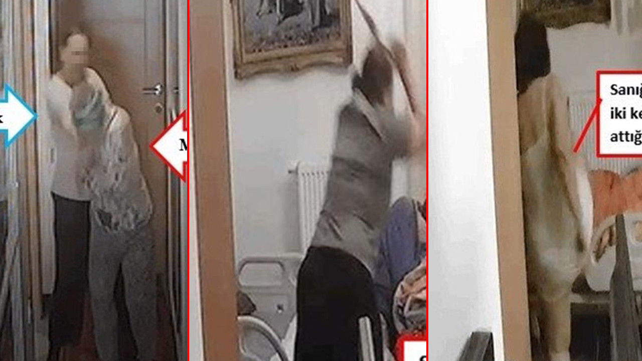 Yaşlı kadına bakıcı işkencesi! Görüntüler kan dondurdu