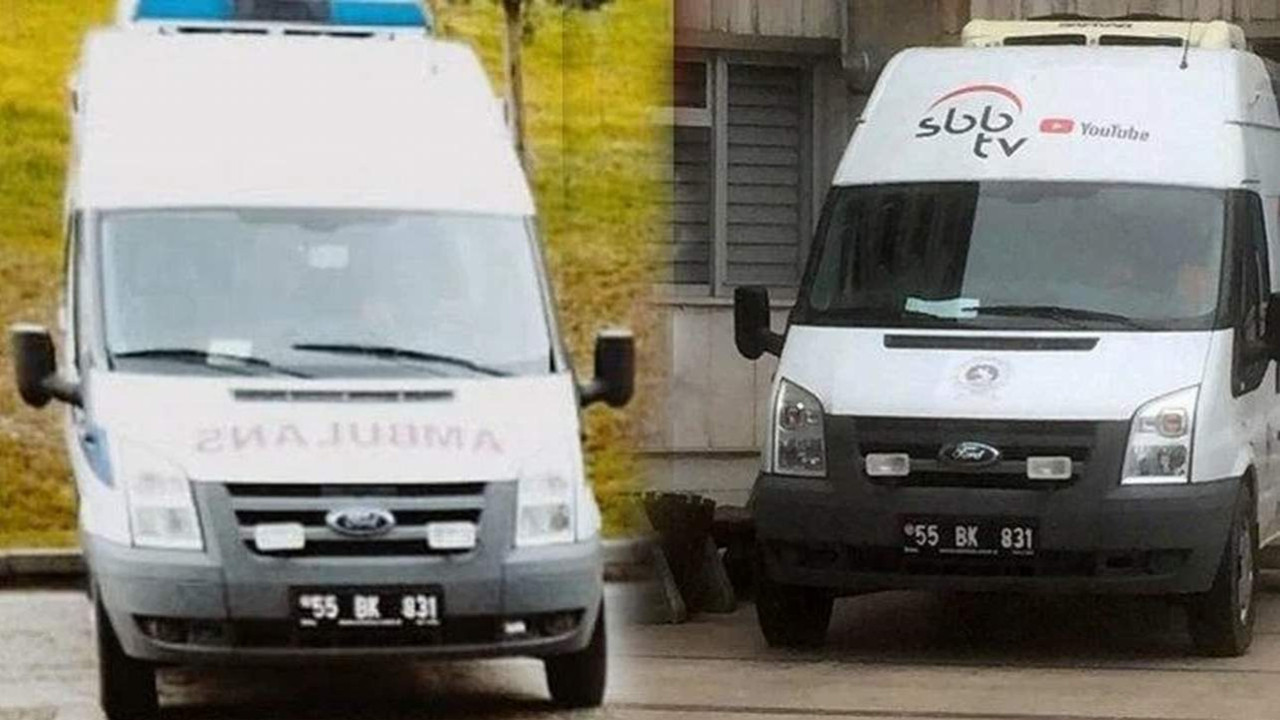 AK Partili başkan ambulansı canlı yayın aracı yaptı