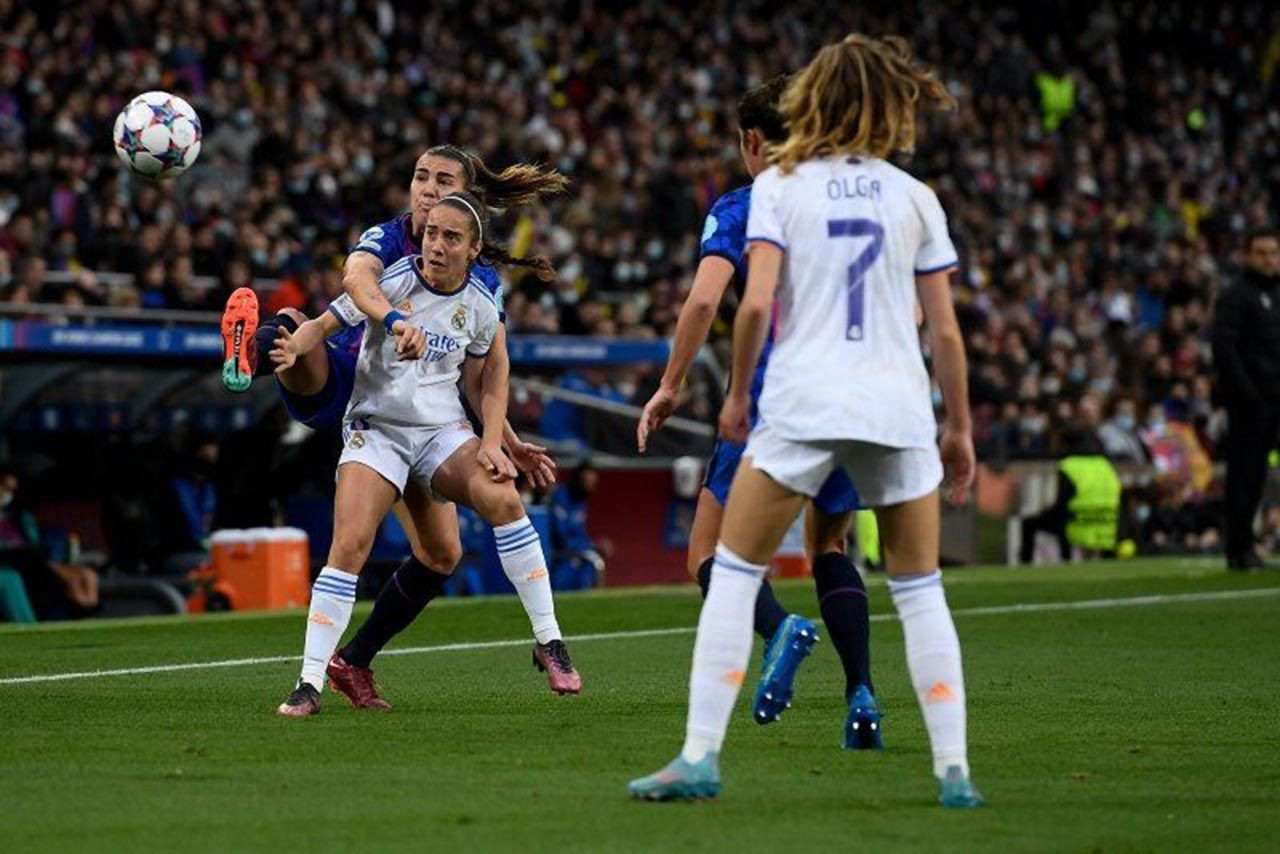 Nou Camp'taki kadınlar maçında izleyici rekoru - Resim: 1