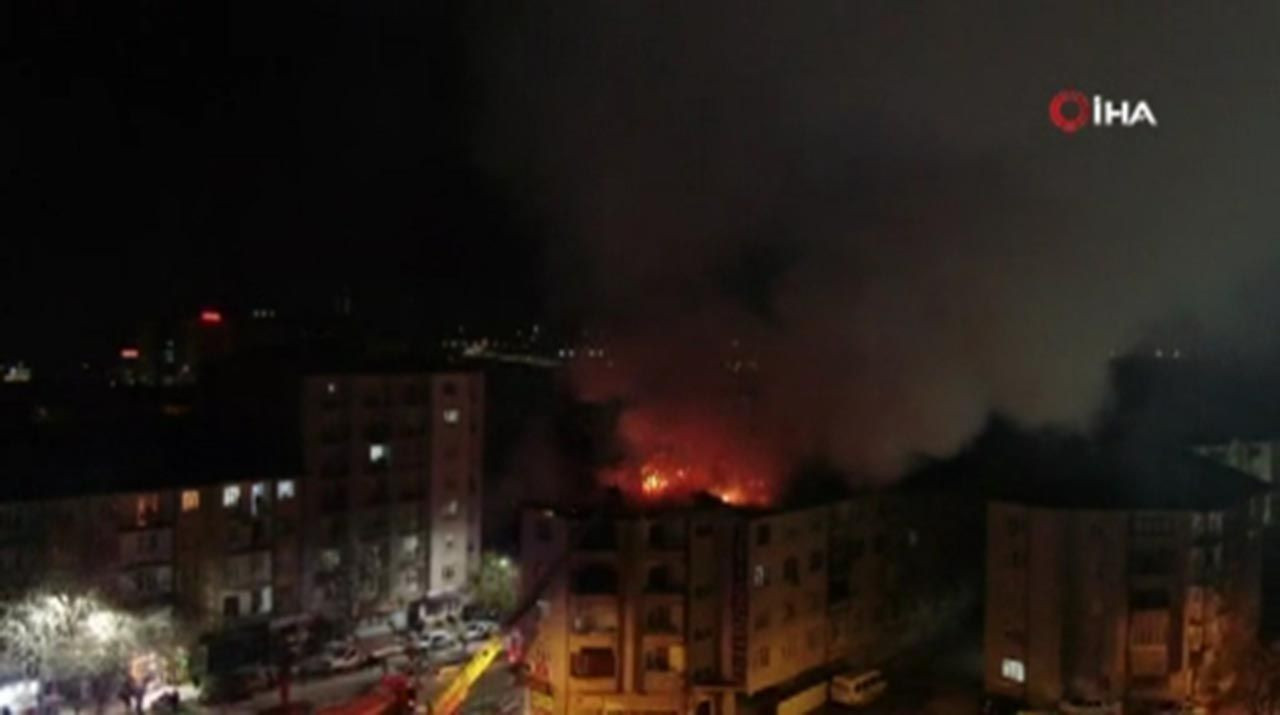 Gece yarısı kabusu! Alevler geceyi aydınlattı, çok sayıda bina ve insan tahliye edildi - Resim: 4