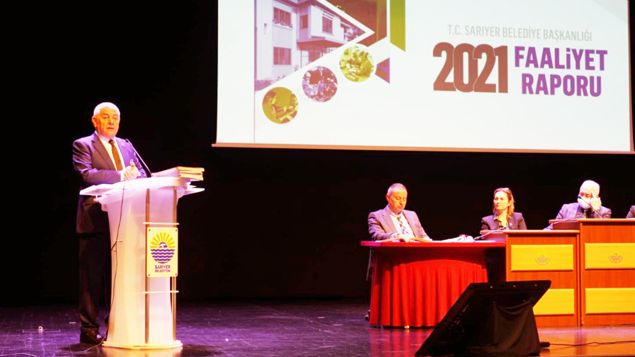 Sarıyer'in 2021 Faaliyet Raporu meclisten geçti