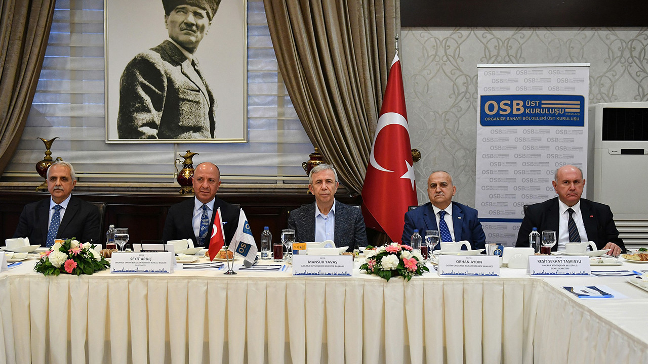 Mansur Yavaş sanayicilere seslendi: ''Ankara'yı hep birlikte kalkındıracağız''