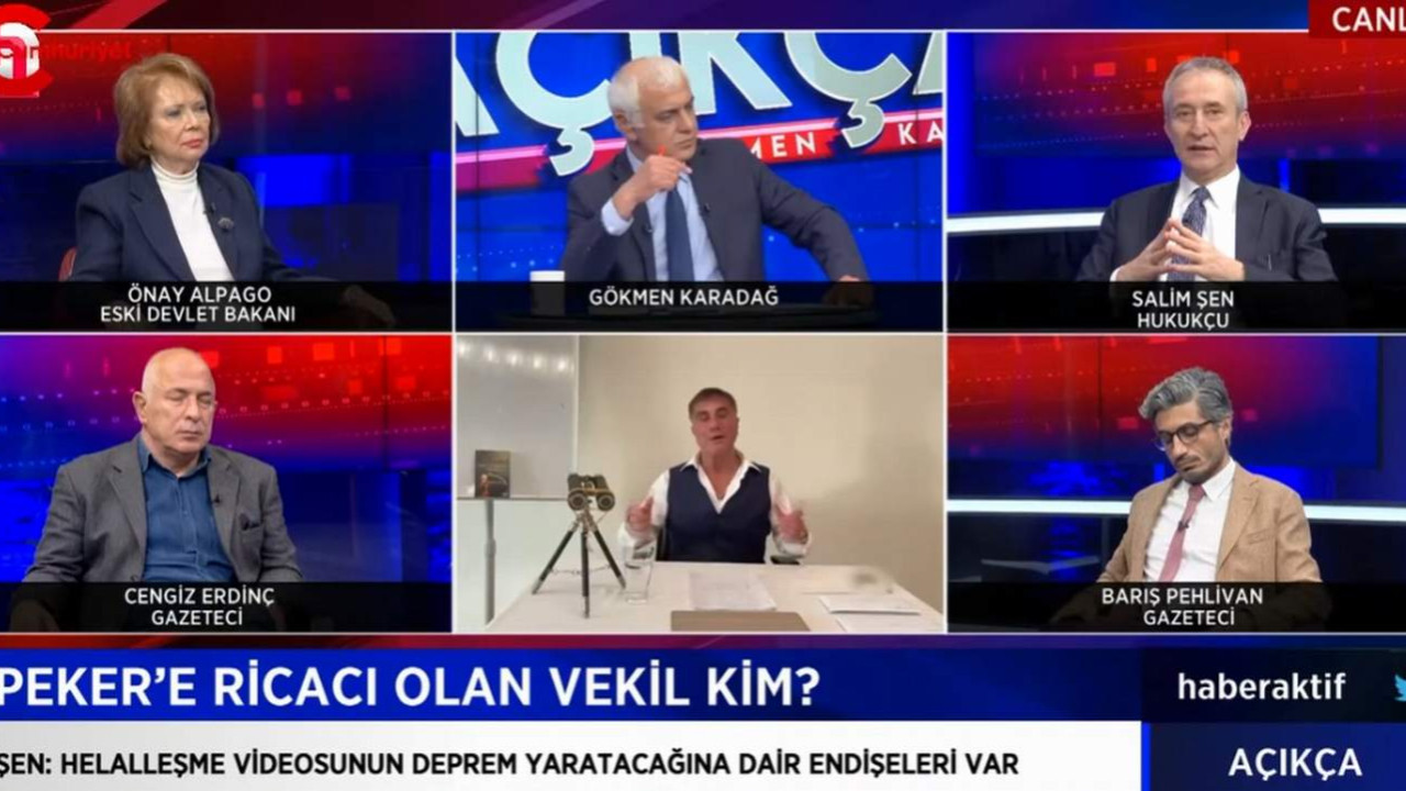 Canlı yayında Sedat Peker ile ilgili olay iddia: ''Yeni video geliyor...''