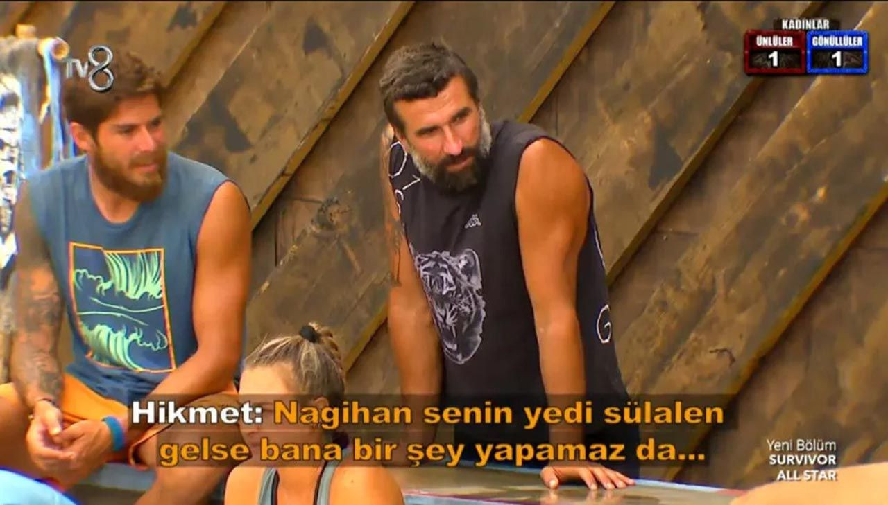 Survivor adasında iş çığrından çıktı; Nagihan ve Hikmet hakaret yağdırdı