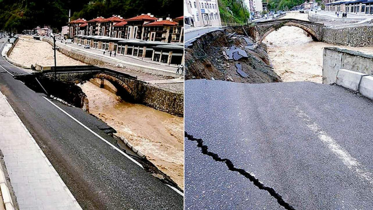 Giresun'da 5'i asker 11 kişi ölmüştü! O dere yine taştı!