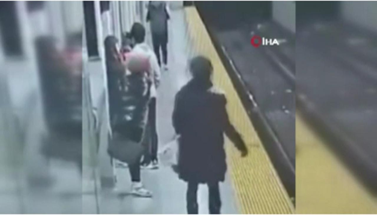 Metroda katil var! Kadın yolcuyu raylara böyle itti - Resim: 4