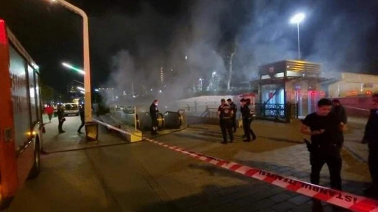 İstanbul'da Metro istasyonunda yangın paniği
