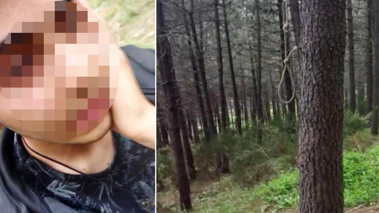 16 yaşındaki çocuk ormanda canlı yayın açıp kendini astı
