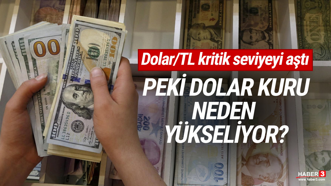Dolar/TL kritik seviyeyi aştı! Peki dolar kuru neden yükseliyor?