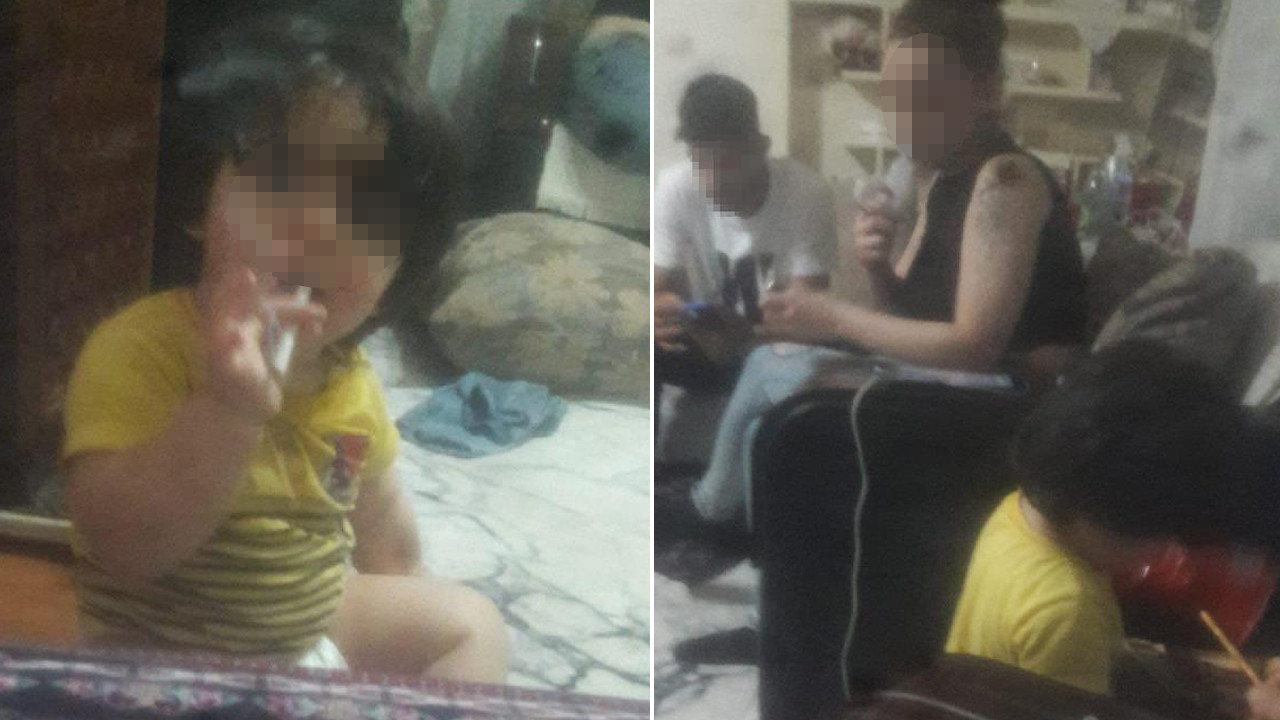 2 yaşındaki çocuğuna sigara içiren kadın her yerde aranıyor