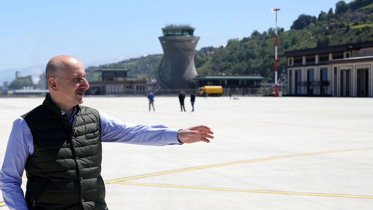 Bakan Karaismailoğlu yarın açılacak olan Rize-Artvin Havalimanı'nı inceledi
