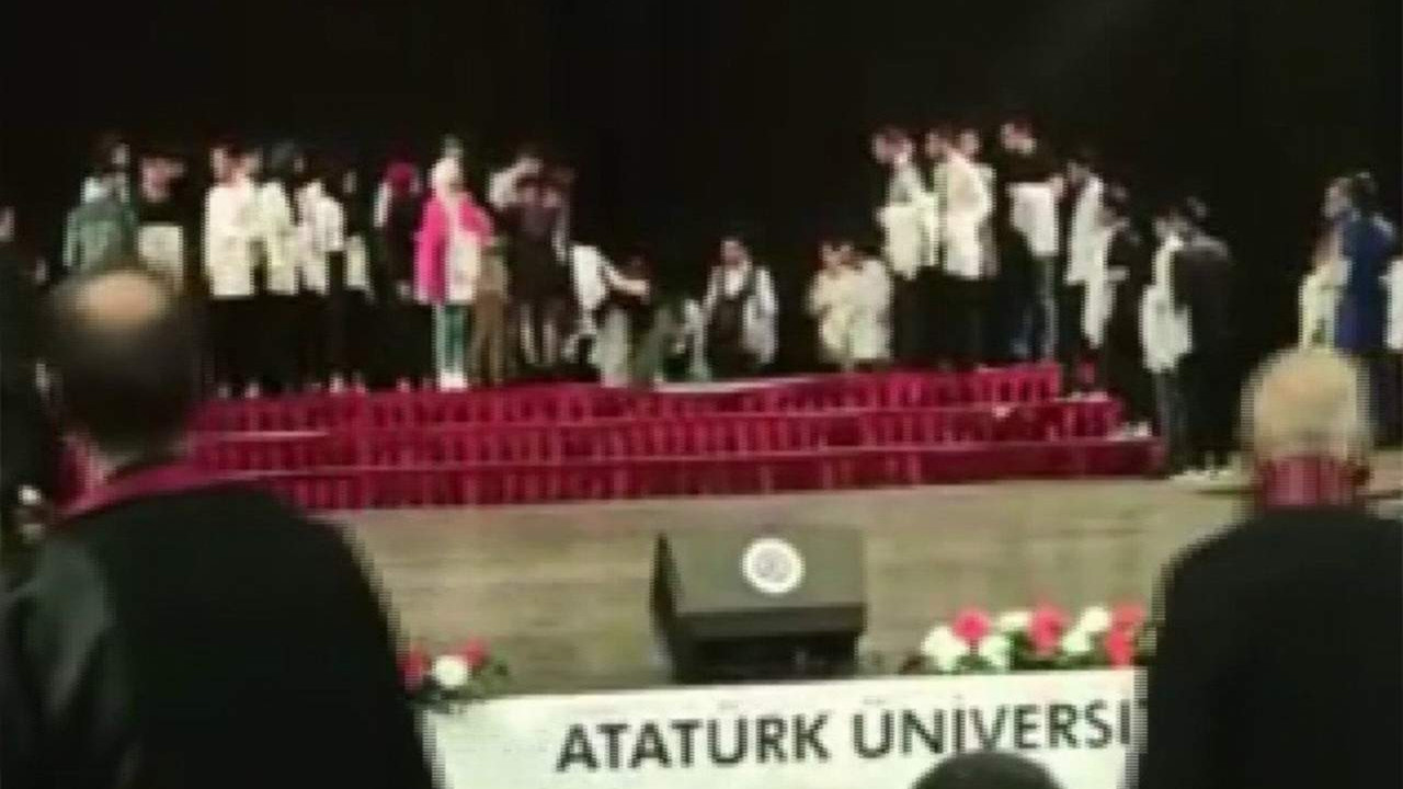 Üniversitede korku dolu anlar! Faciadan dönüldü