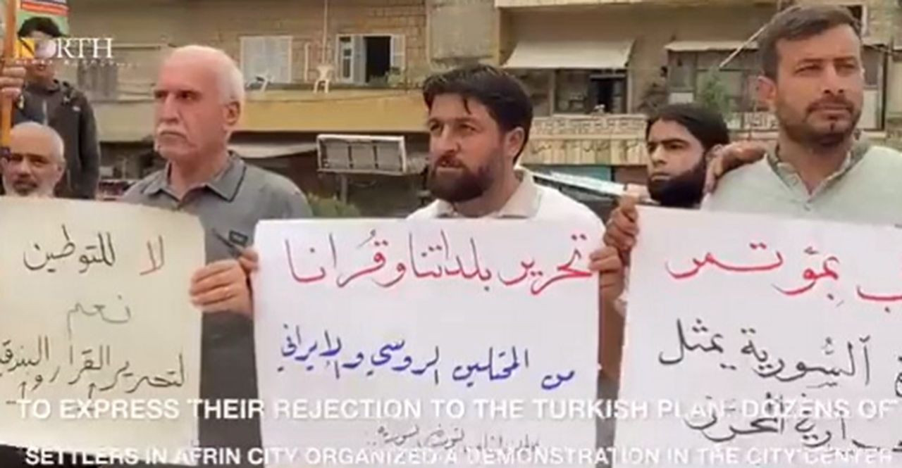 Suriye'de ''Türkiye'deki Suriyeliler geri dönmesin'' protestosu - Resim: 3