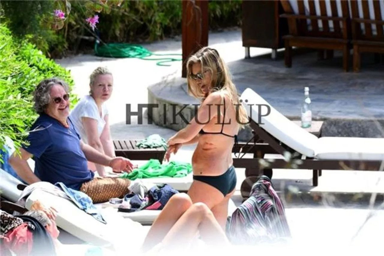 Bodrum'da bir top model! Kate Moss Türkiye tatilinde görüntülendi - Resim: 2