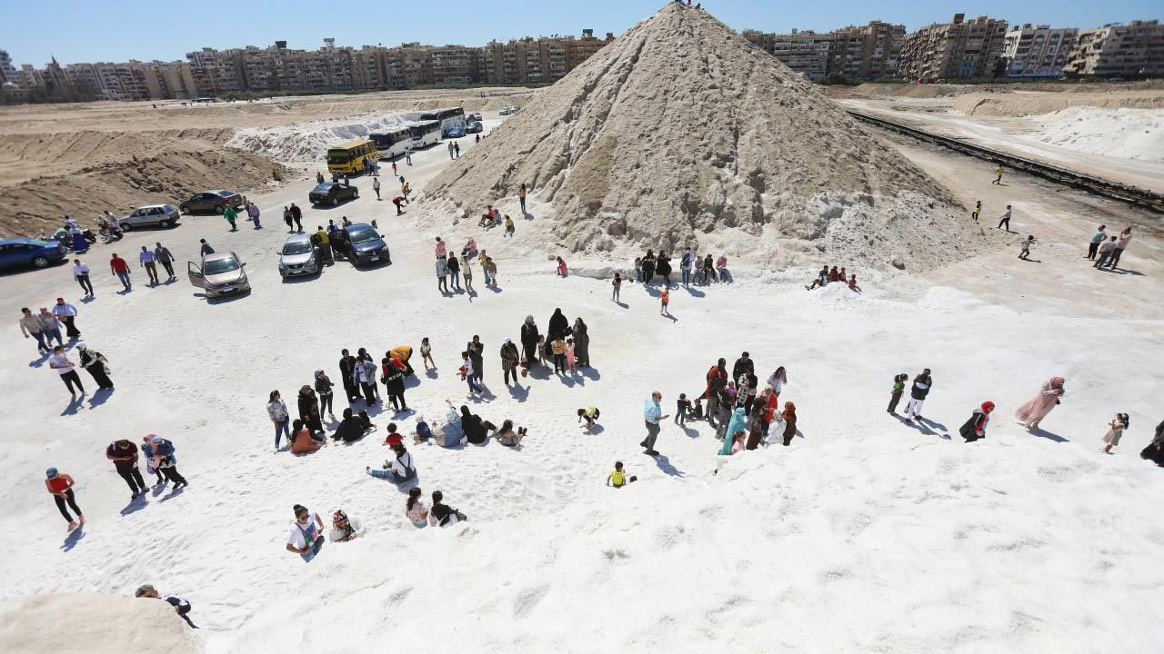Mısır'daki tuz madenine yoğun ilgi - Resim: 1