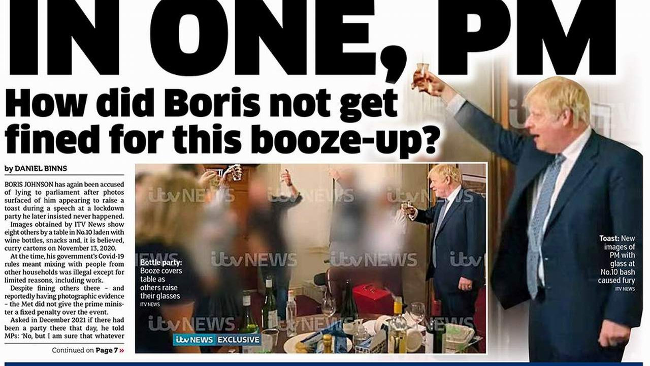 İngiltere'de skandal! Başbakan Johnson'ın ''özel parti'' fotoğrafları sızdı