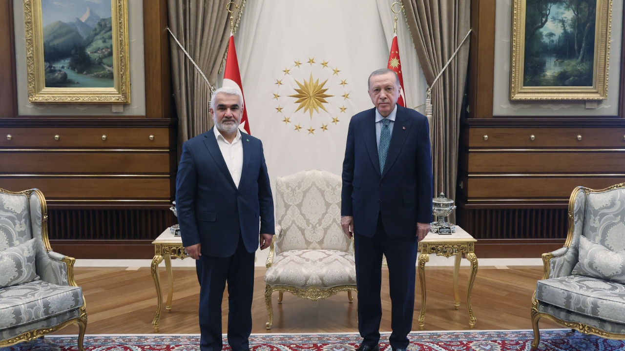 Erdoğan, HÜDAPAR lideri Yapıcıoğlu ile görüştü