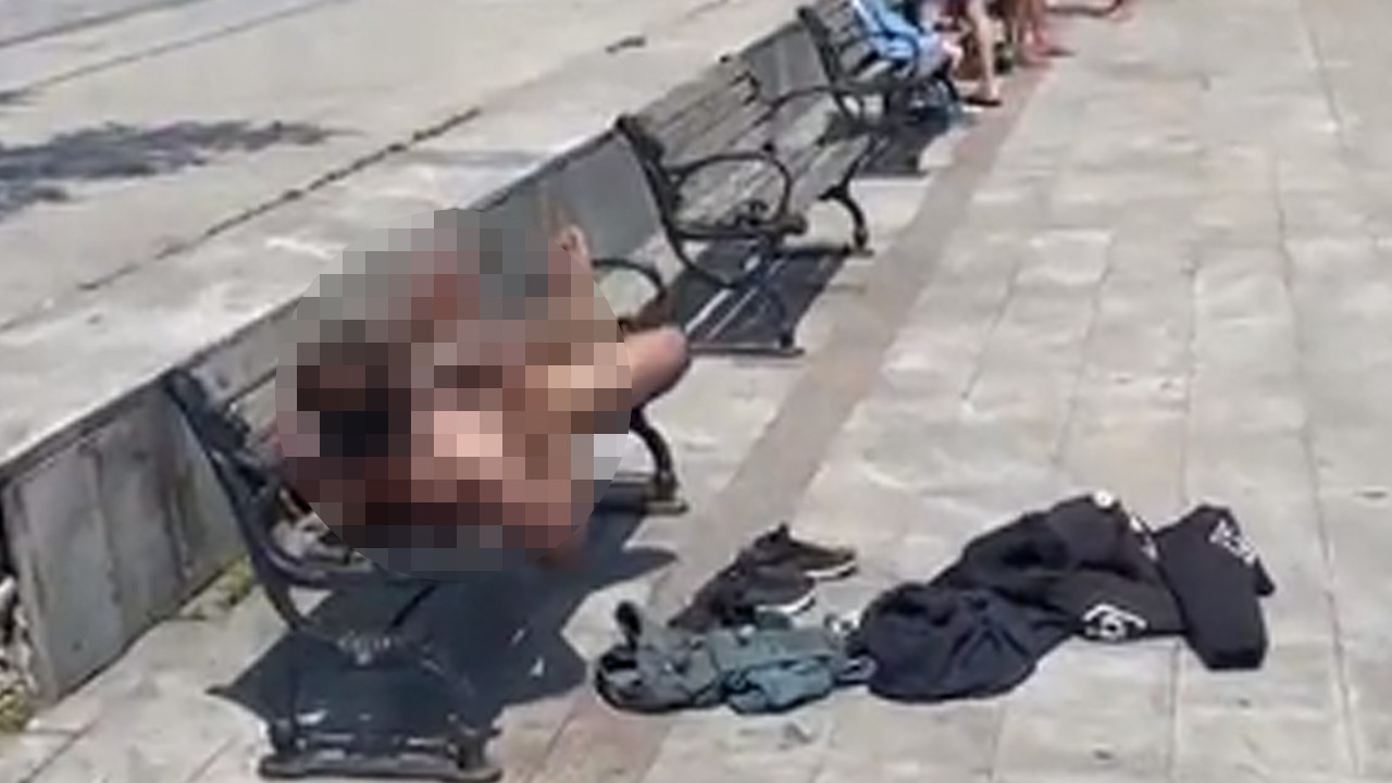 İstanbul Boğazı'nda ikinci rezalet: Çıplak adam gözaltında!