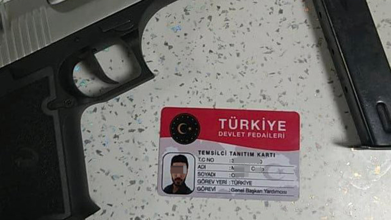 ''Forslu Türkiye Devlet Fedaileri'' kimliği olay oldu