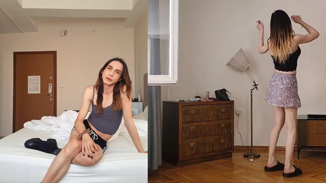 Trans birey olduğunu açıklamıştı: Çukur'un Timsah'ı Meli Bendeli'den mini etekli dans şov!