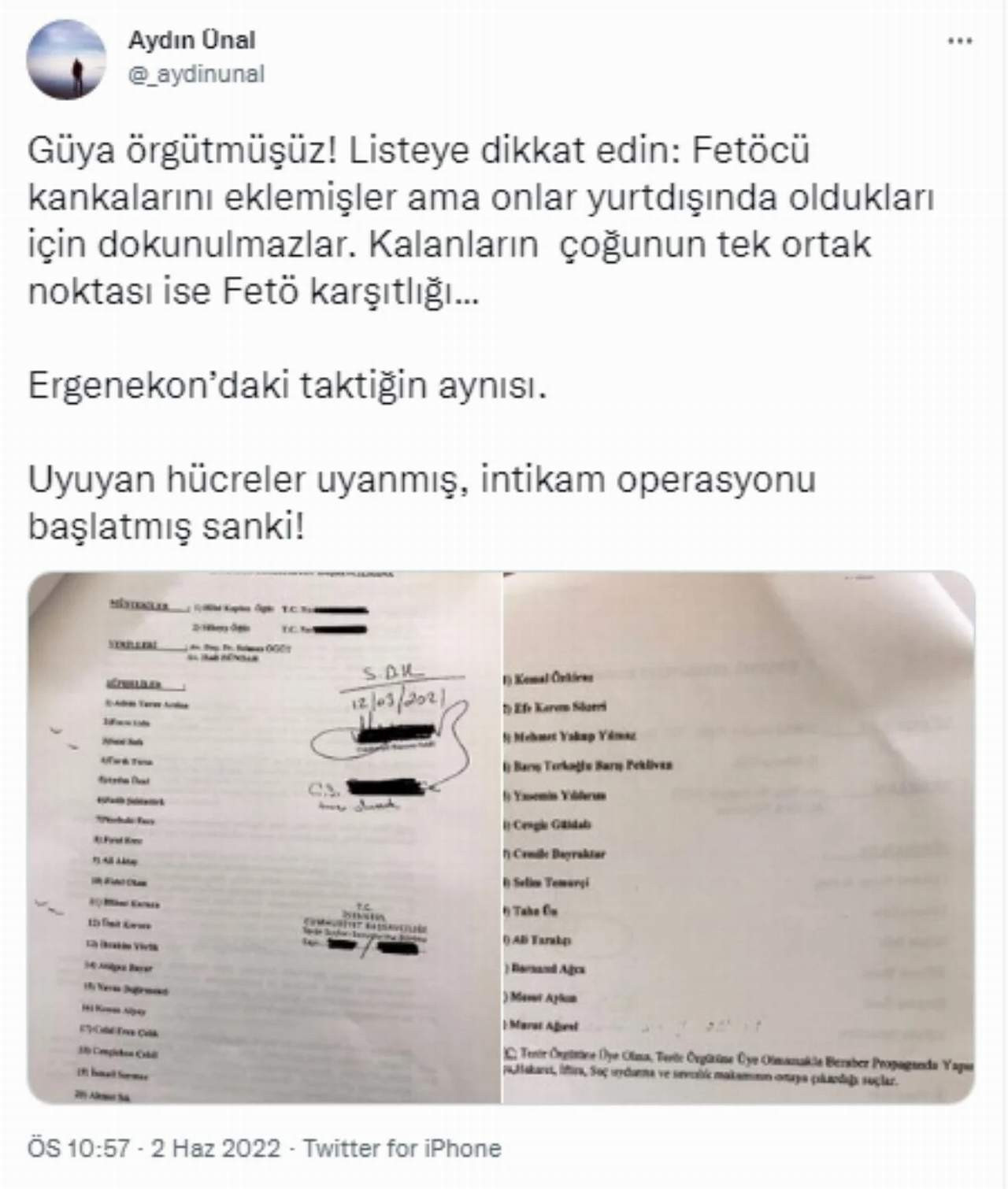 aydın ünal'ın paylaşımı 