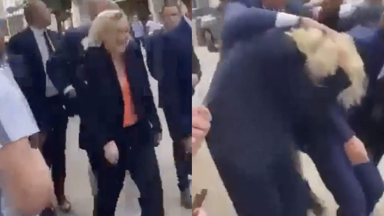 Aşırı sağcı Le Pen'e yumurtalı saldırı