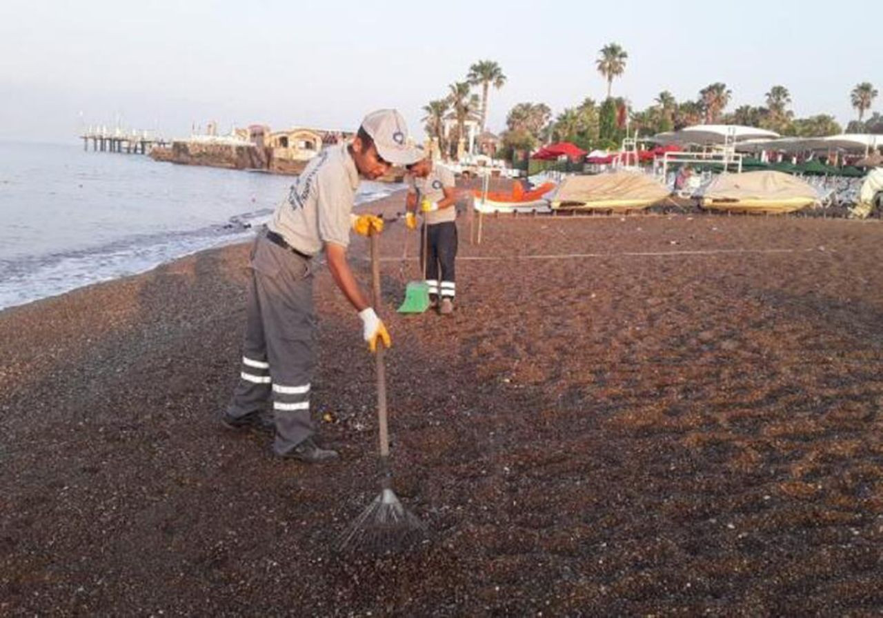 Antalya sahillerinde ''siyah'' alarm! Denize giren simsiyah çıktı - Resim: 4