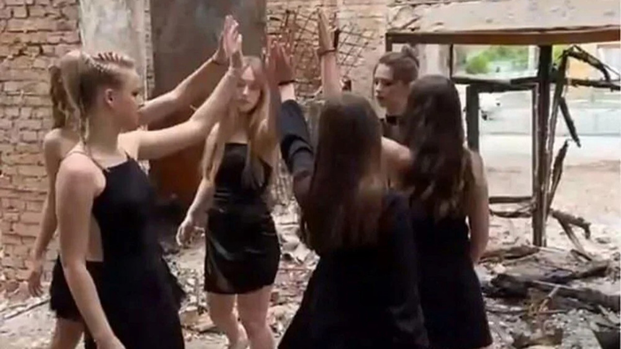 Ukraynalı öğrenciler savaşa böyle meydan okudu