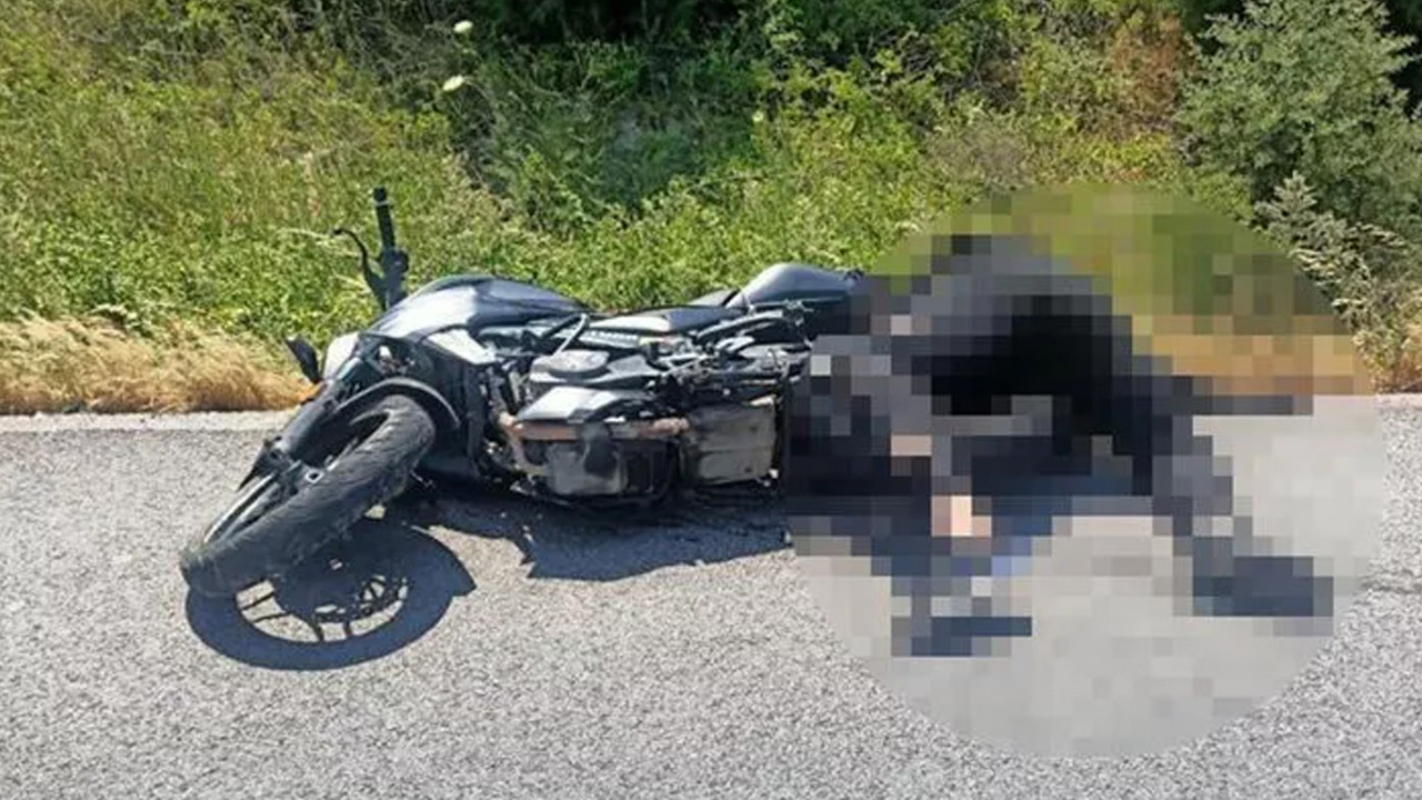 Genç adamın feci sonu: Motosikletin kontrolünü kaybetti...