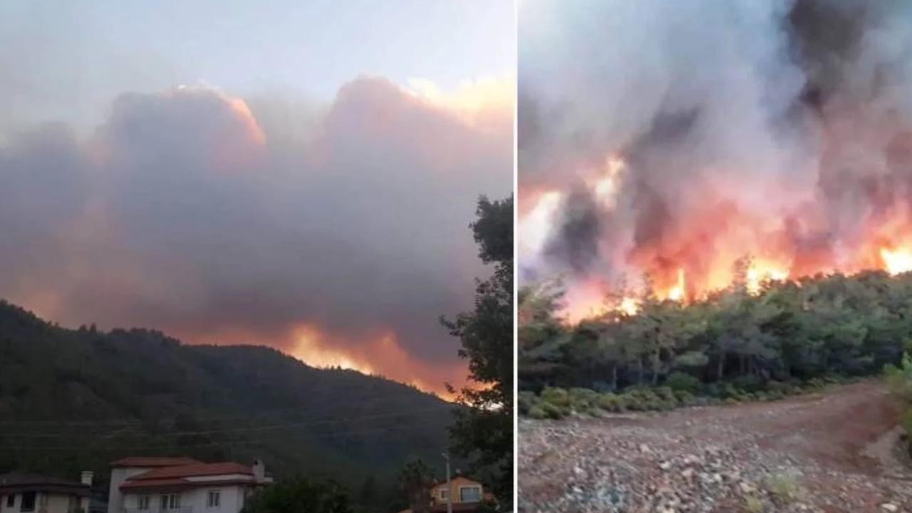 Marmaris yanıyor... Yangınla ilgili ilk açıklama: Felaketle karşı karşıya kalacağız