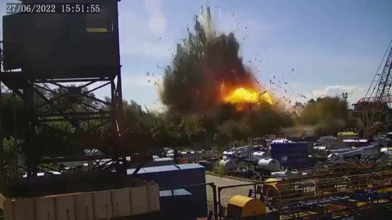 Rusya'nın Ukrayna'daki AVM'yi vurma anının yeni görüntüsü