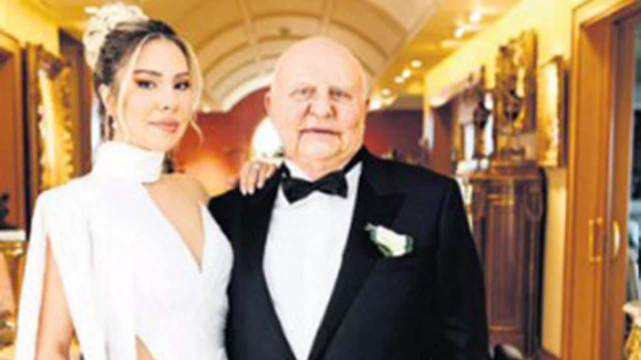 Türkiye'nin 77 yaşındaki milyarderi 42 yaş küçük sevgilisiyle evlendi