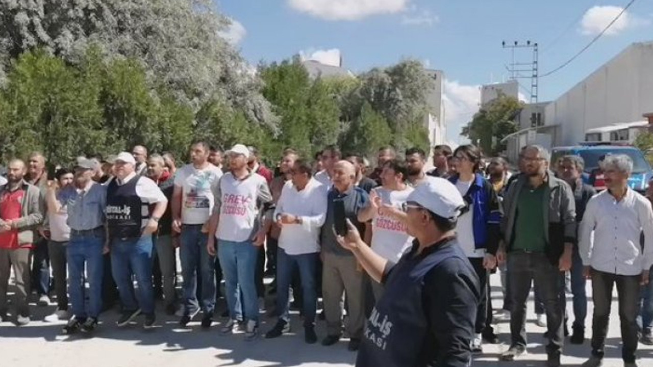 TİS görüşmeleri tıkanınca işçiler greve çıktı
